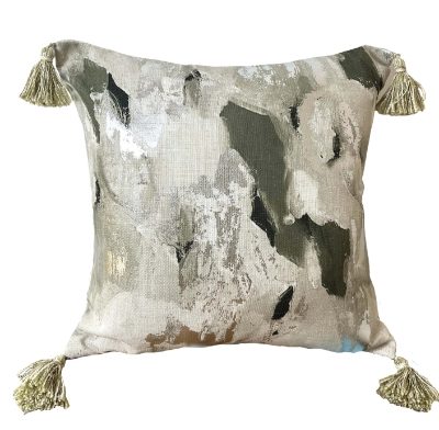 Malini Vision Olive Cushion