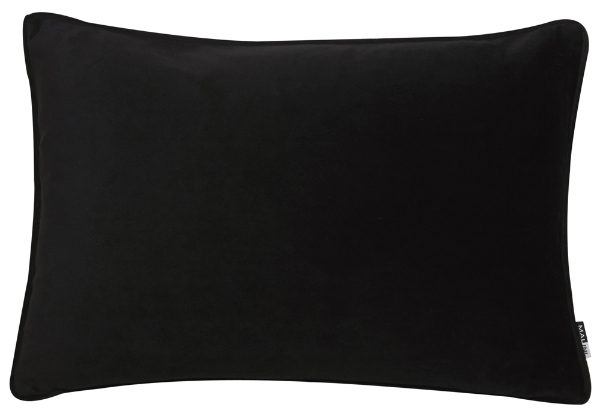 Malini Luxe Rectangle Black Cushion