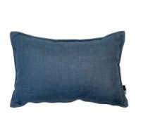 Malini Linea Rectangle Navy Cushion