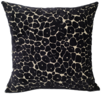 LEOPARD CUT VELV PAUL MONEYPENNY BLACK 56 X 56