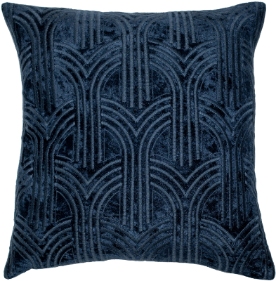 Malini Lalique Blue Cushion