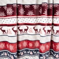 NORDIC PRINTED FLEECE THROW 150 X 200