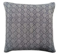 cotton textured woven cushion 45 x 45 navy