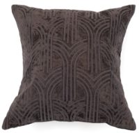 Malini Lalique Charcoal Cushion