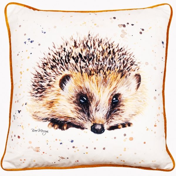 HEDGEHOG PRINTED VELVET 45 X 45