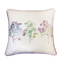 Malini Arboles Pink Cushion