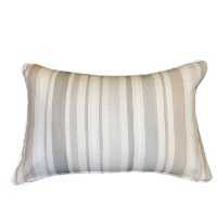 BOLONIA FLORAL TAUPE WITH STRIPE REVERSE 30 X 45