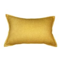 Malini Linea Rectangle Mustard Cushion