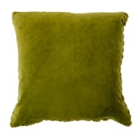 Malini Dunand Olive Cushion