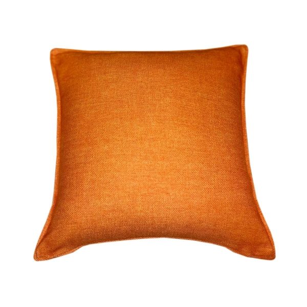 Malini Linea Square Orange Cushion