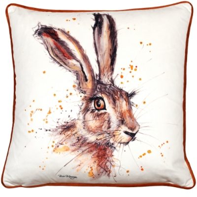 HARE PRINTED VELVET 45 X 45