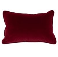 Malini Luxe Rectangle Bloodred Cushion