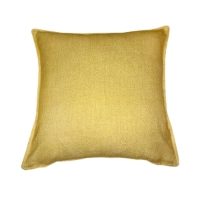 Malini Linea Square Mustard Cushion