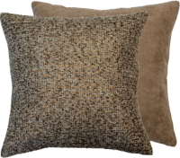 TAUPE WITH COPPER FLECKS CUSHION  45 X 45