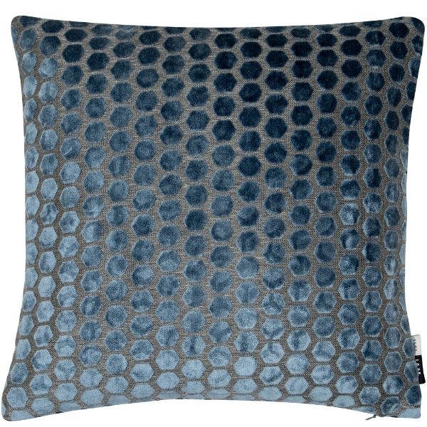 Malini Large Jorvik Blue Cushion