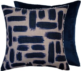 Malini Kentish Blue Cushions